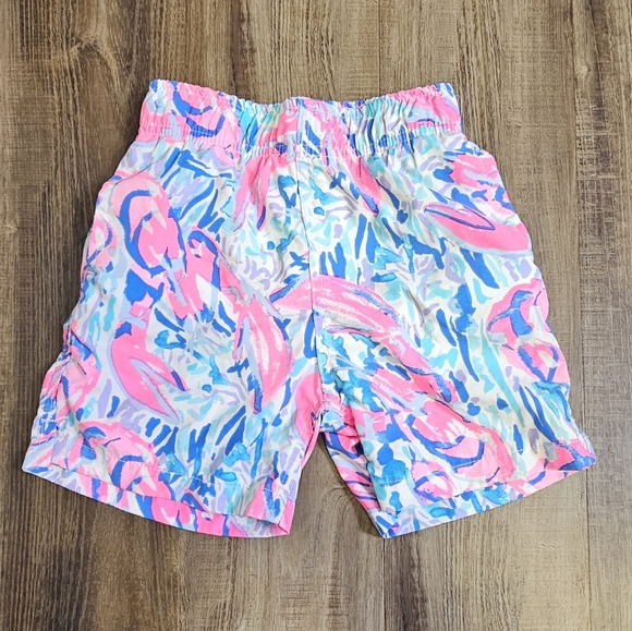 EUC Lilly Pulitzer Boy’s Capri Swim Trunks - Picture 2 of 5